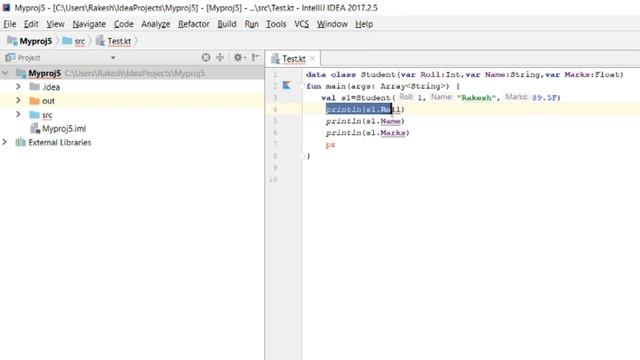 Kotlin Programming Language #16(Using IntelliJ): Data Classes Implementation смотреть онлайн