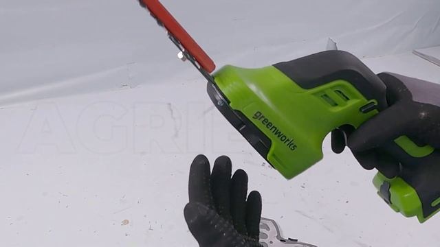 Forbice a batteria per erba GREENWORKS G24SHT - SENZA BATTERIA E CARICABATTERIA смотреть онлайн
