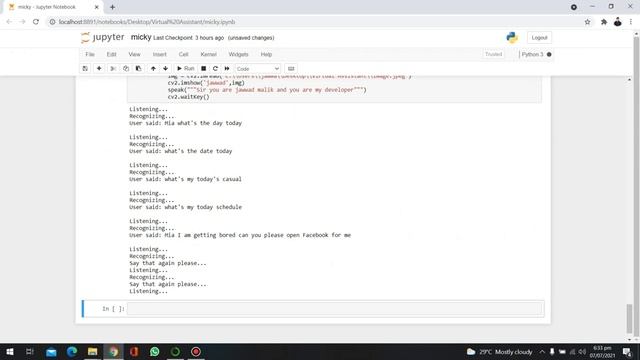 Python Virtual Assistant смотреть онлайн