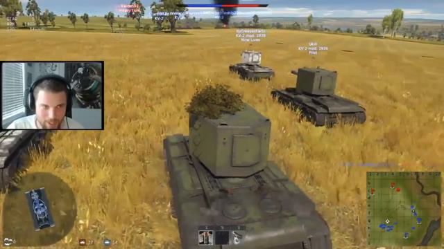 KV-2 DERP LAND BATTLESHIP (War Thunder Gameplay) смотреть онлайн