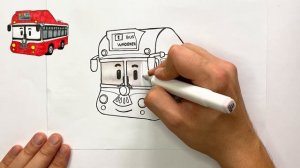 РОБОКАР ПОЛИ | КАК НАРИСОВАТЬ АВТОБУС ВУПЕР? ?