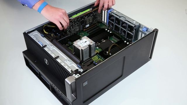 Dell Precision Workstation: Install Graphics Card смотреть онлайн