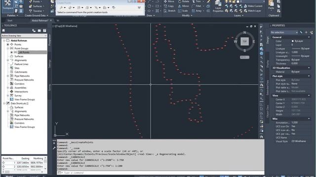 Creat Line with Point Number Range in Civil 3D смотреть онлайн