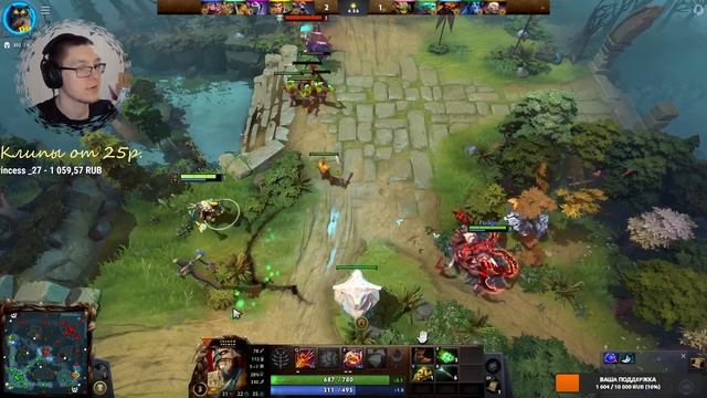 ИЩЕМ ПОДХОДЯЩЕГО ГЕРОЯ И ЛОМАЕМ ТРОНЫ ПРОТИВНИКОВ В DOTA 2 смотреть онлайн