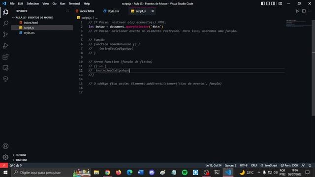 JAVASCRIPT DOS DESESPERADOS - Eventos de Mouse (click, mouseout e mouseover) смотреть онлайн
