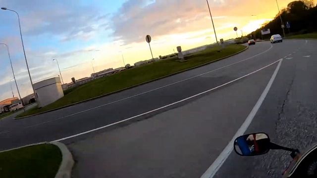 Уехал на мото в закат/Мотопокатушки/Honda/Мотоподрыв смотреть онлайн