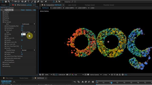 After Effects Tutorial: Particles Logo & Text Animation смотреть онлайн