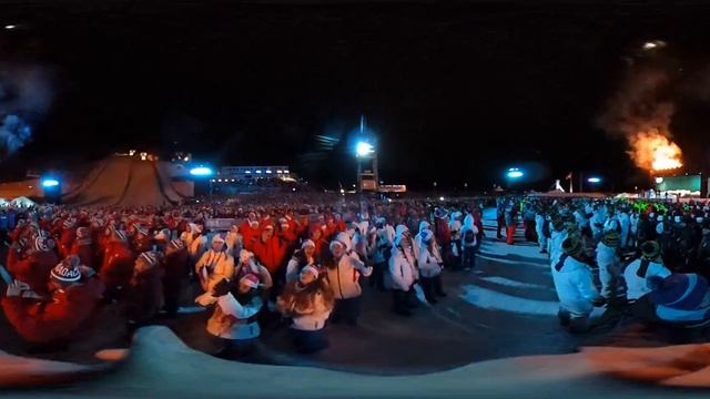 Церемония открытия Юношеских Олимпийских игр в Лиллехаммере, 360°