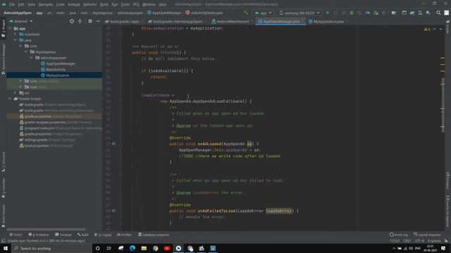 How To Implement App Open Admob Ads in Android Studio | Java смотреть онлайн