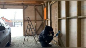 Строительство каркасного гаража самостоятельно. Часть четвёртая. Утепление и отопление