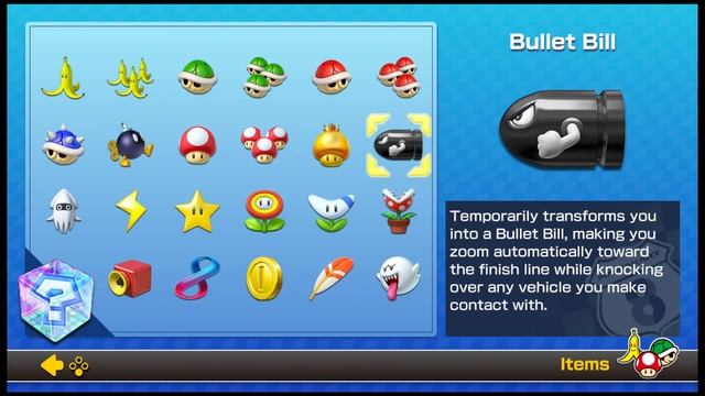 Mario Kart 8 Deluxe All items in Game смотреть онлайн
