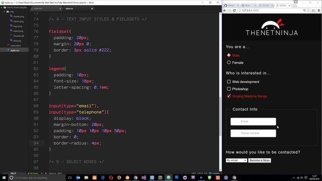 Styling HTML 5 Forms #4 - Styling Text Inputs смотреть онлайн