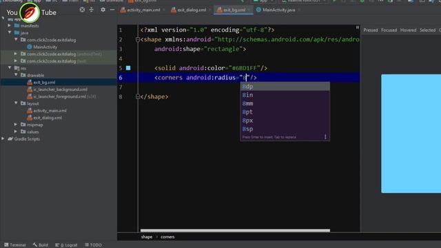 How to use Material Exit Alert Dialog in Android App || Android Studio 3.6.3 смотреть онлайн