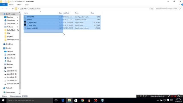 Call Of Duty Advanced Warfare 4GB RAM FIX
