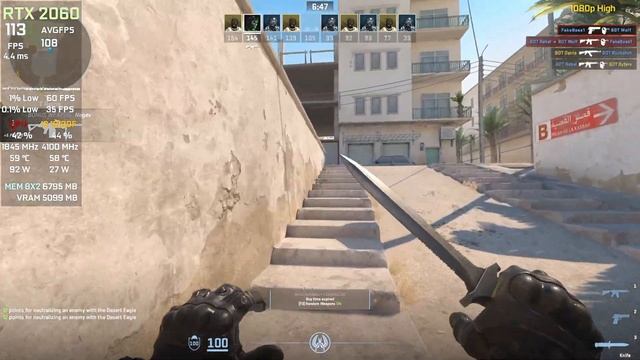 Counter-Strike 2 | RTX 2060 + i3 10100F ( 1080p All Settings ) смотреть онлайн