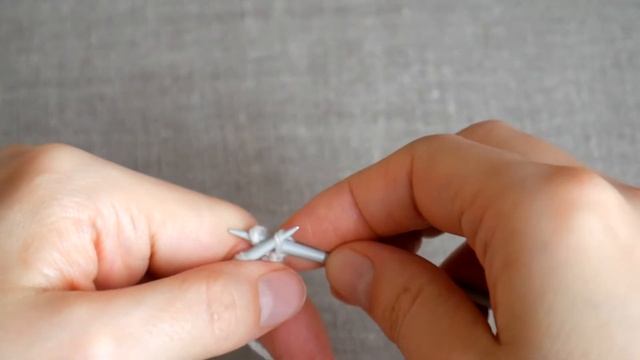 Зубчатый наборный край. Набор петель на спицы смотреть онлайн