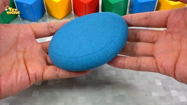 Приятные стишки с кинетический песок Радужный блинчик стек играть и изучать английский язык смотреть онлайн