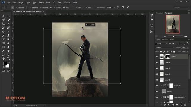Making Of The Hunted Concept Art Photo Manipulation Photoshop Tutorial смотреть онлайн