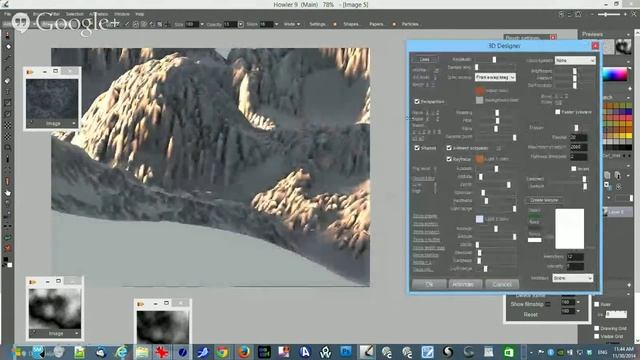 creating winter landscapes with PD Howler 9.5 смотреть онлайн