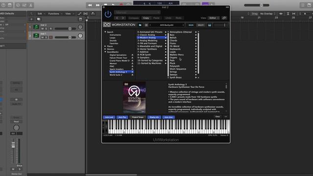 UVI Synth Anthology 3 : 132 железных синтезатора в одном инструменте смотреть онлайн