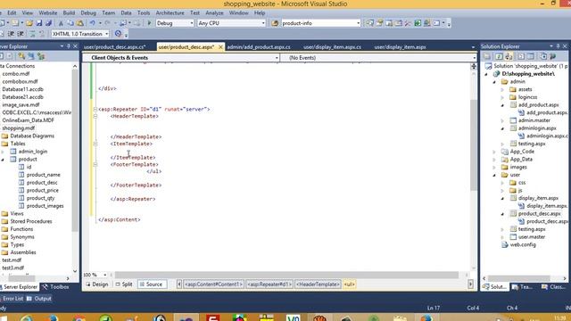display product description on the base of products in asp net c# смотреть онлайн