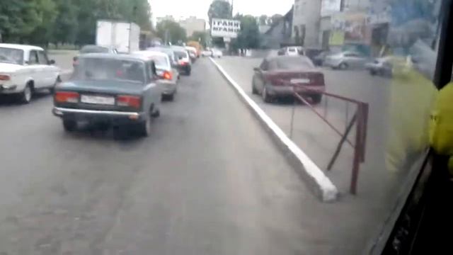 Поездка по Нальчику в городском автобусе смотреть онлайн