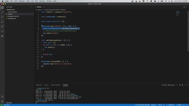 How to find memory leaks in NodeJS Application смотреть онлайн