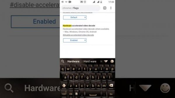 Устранение неправильного отображения видео в chrome android