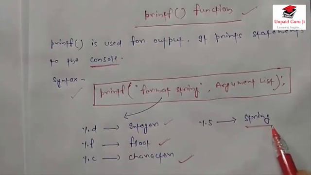 printf( ) and scanf( ) functions in C Language in Hindi смотреть онлайн