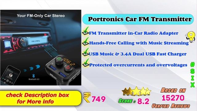 ✅ Top 8 Best Car Bluetooth Adapter In India 2023 With Price |Car FM Transmitter Review & Comparison смотреть онлайн