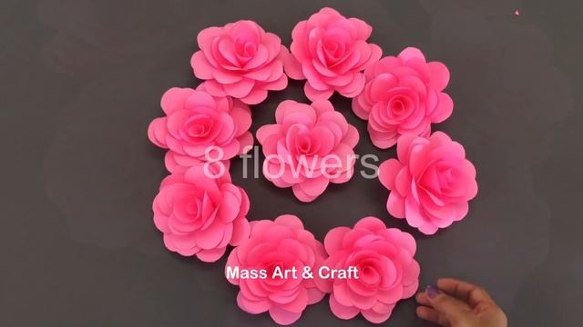 PAPER ROSE FLOWERS DOOR HANGING | PAPER FLOWERS DOOR HANGING TORAN смотреть онлайн