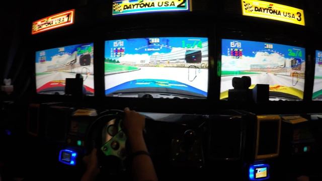 Daytona USA Car Racing Arcade Game At Dave & Buster's Ticket Arcade: Let's Play Arcade Games смотреть онлайн