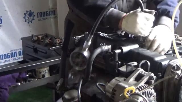 Проверка компрессии в двигателе D4CB 5847429 Sorento VGT 174 л.с