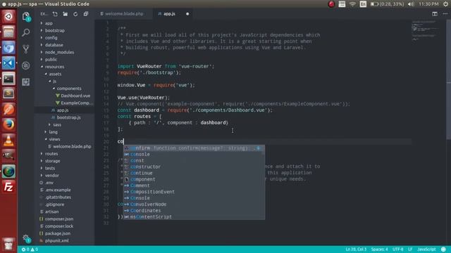 Single Page Application in Laravel using VueJs смотреть онлайн