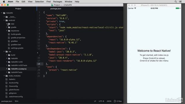 06 Hello React Native on iOS смотреть онлайн