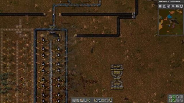 Factorio гайд ПРОСТЕЙШАЯ эффективная схема переплавки руды и равномерное распределение на конвеерах смотреть онлайн