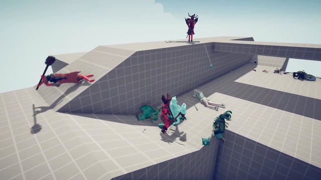 TRIBAL DLC Team Vs VIKING ADDON Team - Totally Accurate Battle Simulator TABS