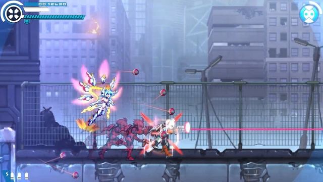Gunvolt Chronicles Luminous Avenger iX!!! Another great side scrolling game смотреть онлайн