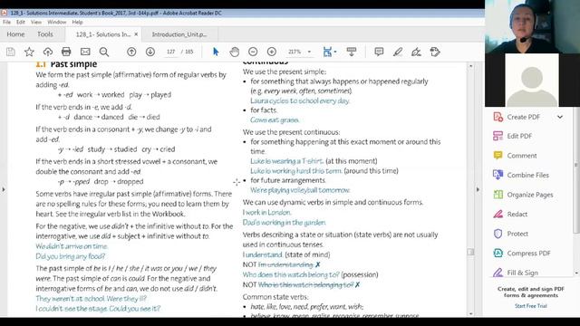 Contrast Between Present Simple And Present Continuous