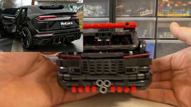 [MOC] Lamborghini Urus. ОБЗОР. Lego Technic.