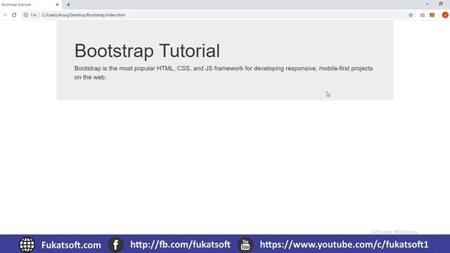 Bootstrap Jumbotron Page Header смотреть онлайн