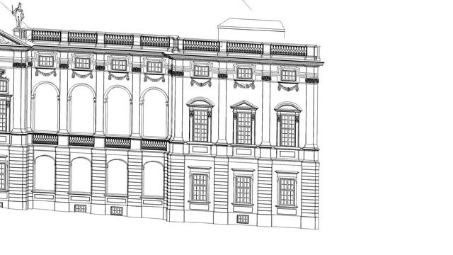 Architectural inventory of Krasinski Palace in Warsaw by Leica MS50 смотреть онлайн