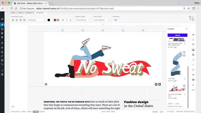 Работа с изображениями в Setka Editor смотреть онлайн