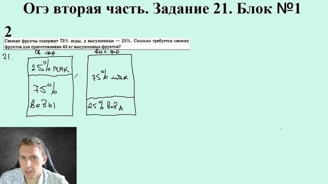 Задание 21 из ОГЭ по математике / Вторая часть ОГЭ по математике