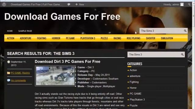 Free Download The Sims 3 PC Game смотреть онлайн