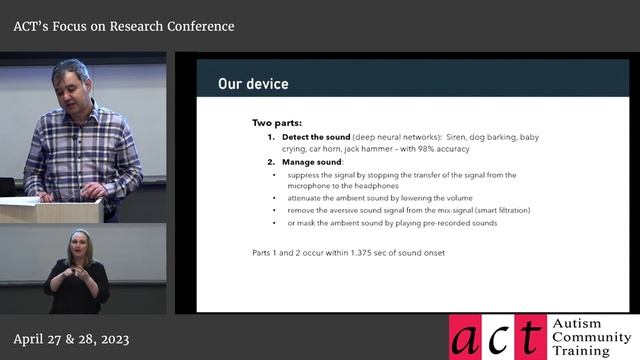 Using AI to improve quality of life of autistic children with decreased sound tolerance смотреть онлайн