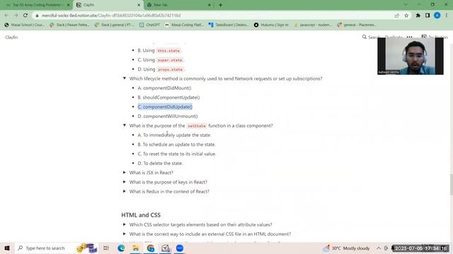 Important questions of HTML, CSS, JAVASCRIPT, REACT смотреть онлайн