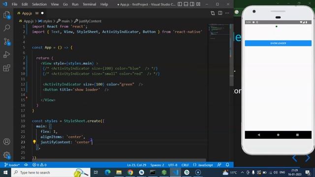 React Native tutorial in Hindi #31 Activity Indicator | Loader in React Native смотреть онлайн