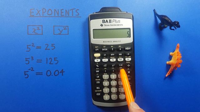 How to solve Exponents on the Texas Instruments BA II Plus Financial Calculator смотреть онлайн