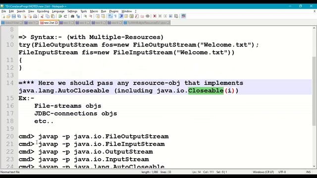 Java Try with Multiple Resources#310|| Java Try Block with Auto Closable Resources|| Java Exception смотреть онлайн